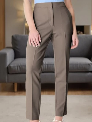 Sinsay - Spodnie cygaretki - beżowy