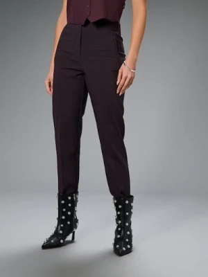 Sinsay - Spodnie cygaretki - bordowy