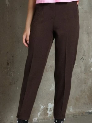 Sinsay - Spodnie cygaretki - brązowy