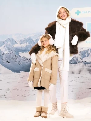 Sinsay - Spodnie cygaretki - kremowy