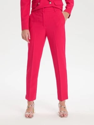 Sinsay - Spodnie cygaretki - różowy