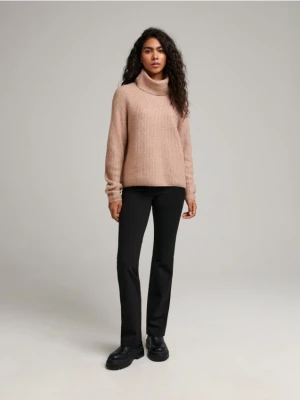 Sinsay - Spodnie - czarny