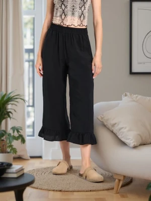 Sinsay - Spodnie - czarny