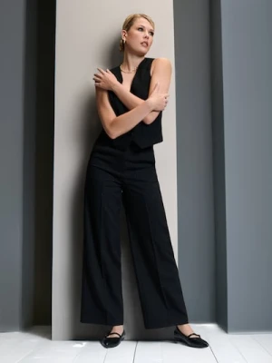 Sinsay - Spodnie - czarny