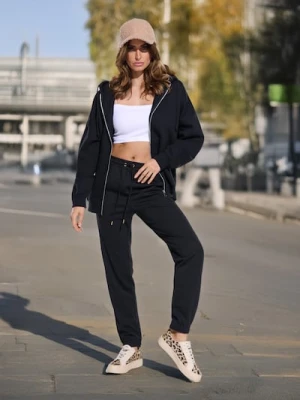 Sinsay - Spodnie - czarny