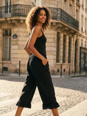 Sinsay - Spodnie - czarny