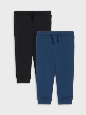 Sinsay - Spodnie dresowe 2 pack - granatowy
