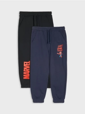 Sinsay - Spodnie dresowe 2 pack Marvel - wielobarwny