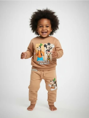 Sinsay - Spodnie dresowe 2 pack Mickey Mouse - brązowy