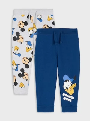 Sinsay - Spodnie dresowe 2 pack Mickey Mouse - szary