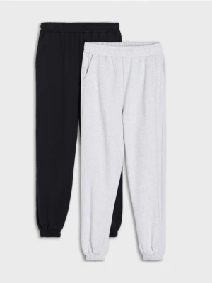 Sinsay - Spodnie dresowe 2 pack - wielobarwny