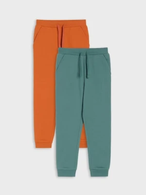 Sinsay - Spodnie dresowe 2 pack - zielony