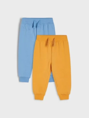 Sinsay - Spodnie dresowe Basic 2 pack - niebieski