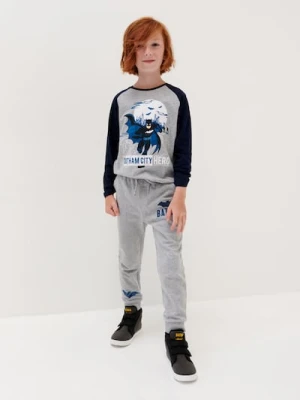 Sinsay - Spodnie dresowe Batman - szary