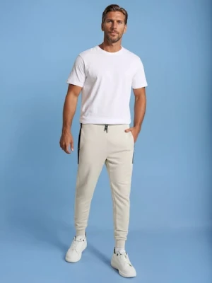 Sinsay - Spodnie dresowe - beżowy