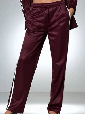 Sinsay - Spodnie dresowe - bordowy