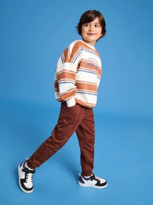 Sinsay - Spodnie dresowe - brązowy