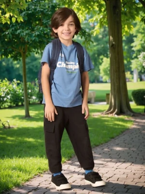 Sinsay - Spodnie dresowe cargo - czarny