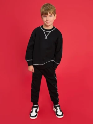 Sinsay - Spodnie dresowe - czarny