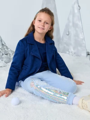 Sinsay - Spodnie dresowe Disney - błękitny