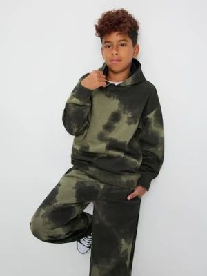 Sinsay - Spodnie dresowe - green spruce