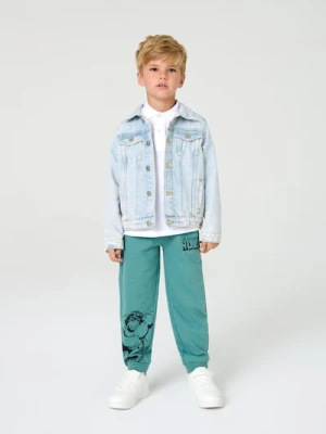 Sinsay - Spodnie dresowe Hulk - zielony