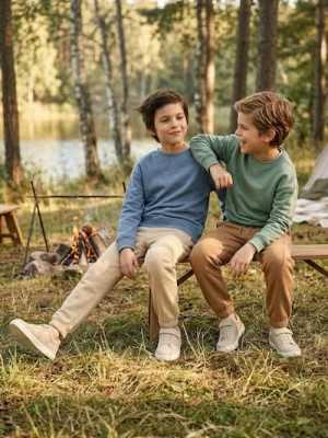 Sinsay - Spodnie dresowe jogger 2 pack - brązowy