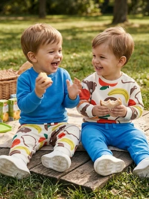 Sinsay - Spodnie dresowe jogger 2 pack - kremowy