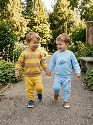 Sinsay - Spodnie dresowe jogger 3 pack - błękitny