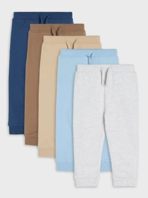 Sinsay - Spodnie dresowe jogger 5 pack - błękitny