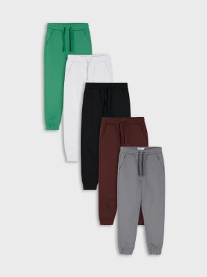Sinsay - Spodnie dresowe jogger 5 pack - szary