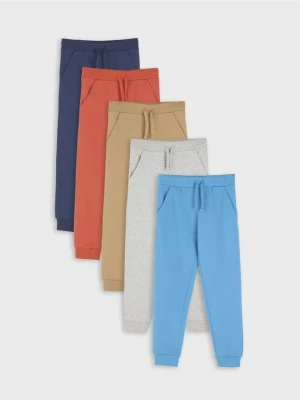 Sinsay - Spodnie dresowe jogger 5 pack - wielobarwny