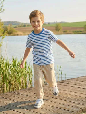 Sinsay - Spodnie dresowe jogger - beżowy