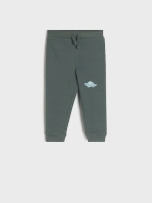 Sinsay - Spodnie dresowe jogger - ciemny turkus