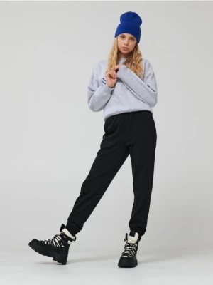 Sinsay - Spodnie dresowe jogger - czarny