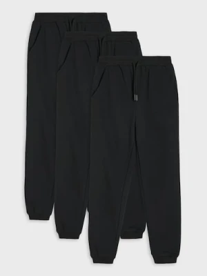 Sinsay - Spodnie dresowe jogger - czarny