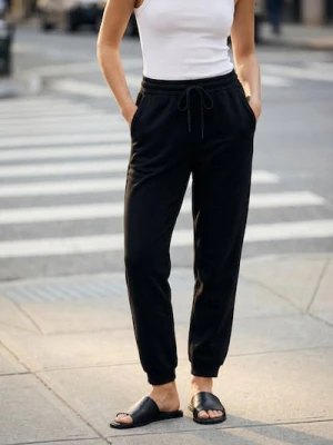 Sinsay - Spodnie dresowe jogger - czarny