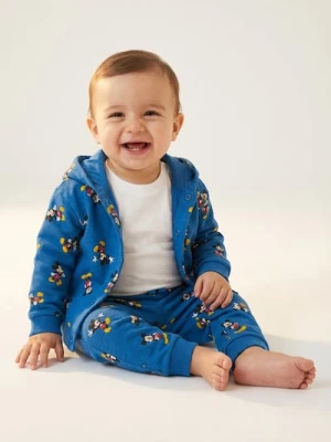 Sinsay - Spodnie dresowe jogger Mickey Mouse - mid blue