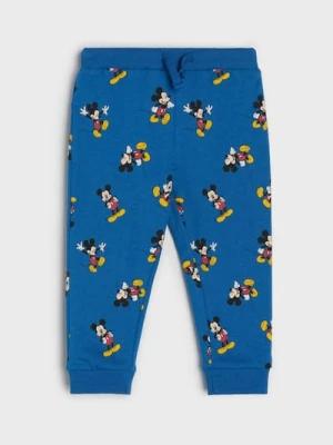 Sinsay - Spodnie dresowe jogger Mickey Mouse - mid blue