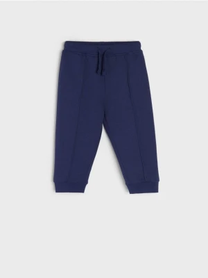 Sinsay - Spodnie dresowe jogger - niebieski