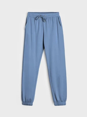Sinsay - Spodnie dresowe jogger - niebieski