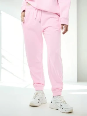 Sinsay - Spodnie dresowe jogger - różowy