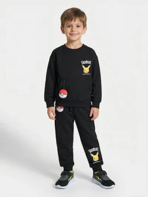Sinsay - Spodnie dresowe jogger z nadrukiem Pokémon - czarny