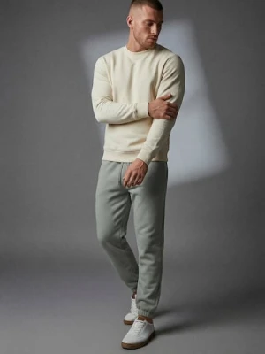 Sinsay - Spodnie dresowe jogger - zielony