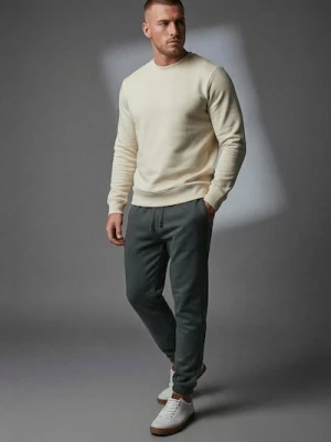 Sinsay - Spodnie dresowe jogger - zielony