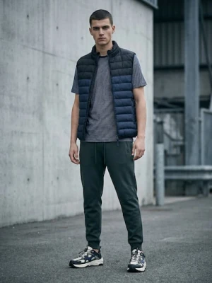 Sinsay - Spodnie dresowe jogger - zielony