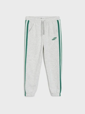 Sinsay - Spodnie dresowe loose jogger - szary
