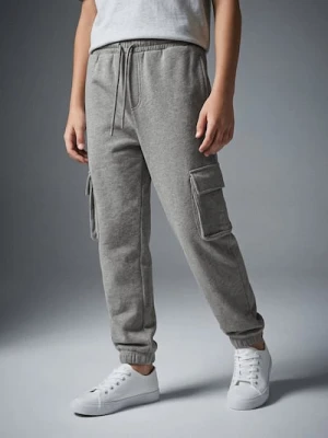 Sinsay - Spodnie dresowe loose - szary