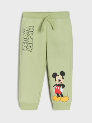 Sinsay - Spodnie dresowe Mickey Mouse - zielony
