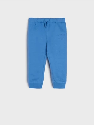 Sinsay - Spodnie dresowe - mid blue